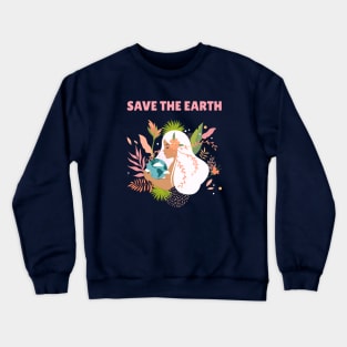 Save The Earth, Mother Earth Crewneck Sweatshirt